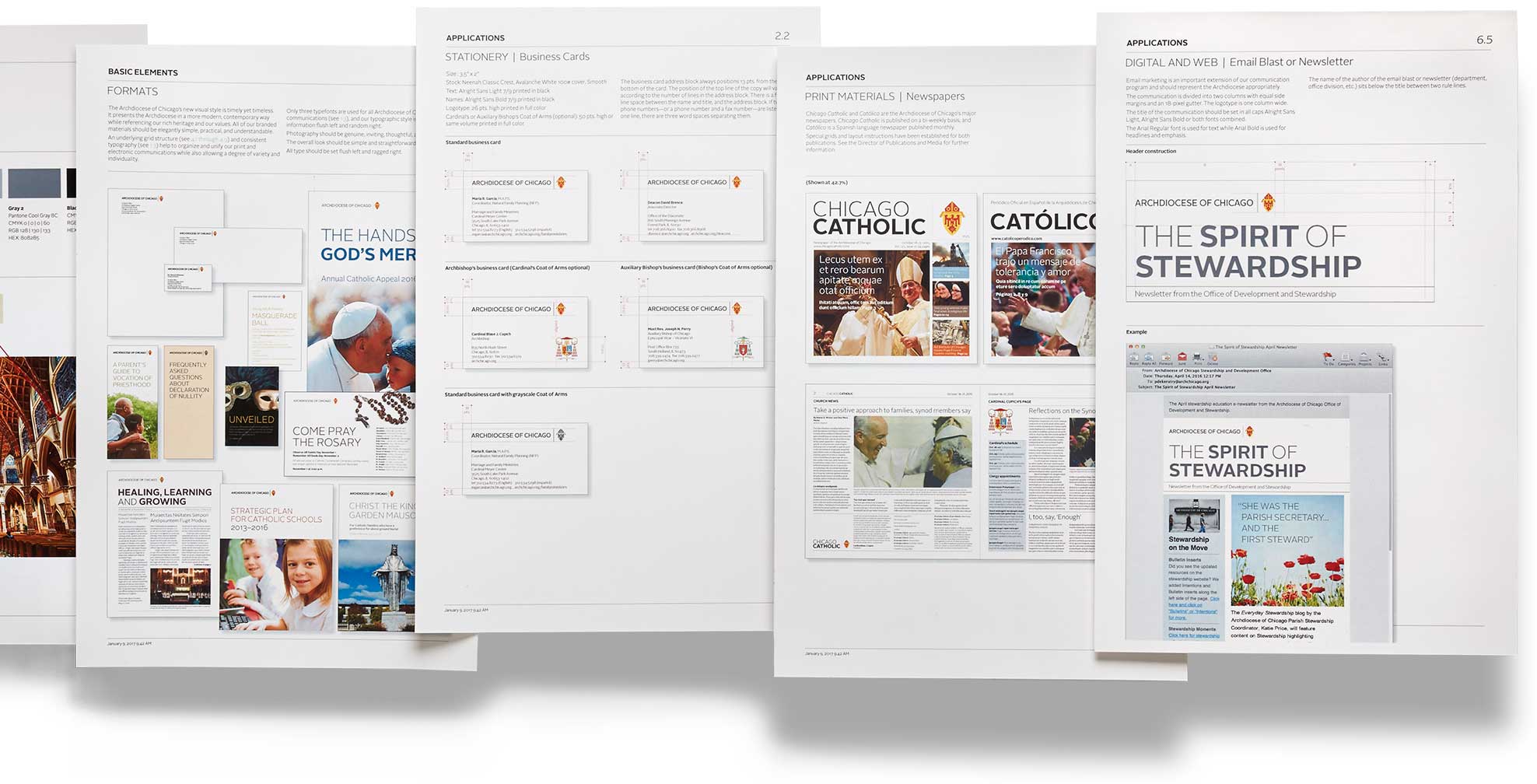 arch-of-chicago_print-materials-b.jpg Art Direction by: Bart Crosby, Crosby Associates